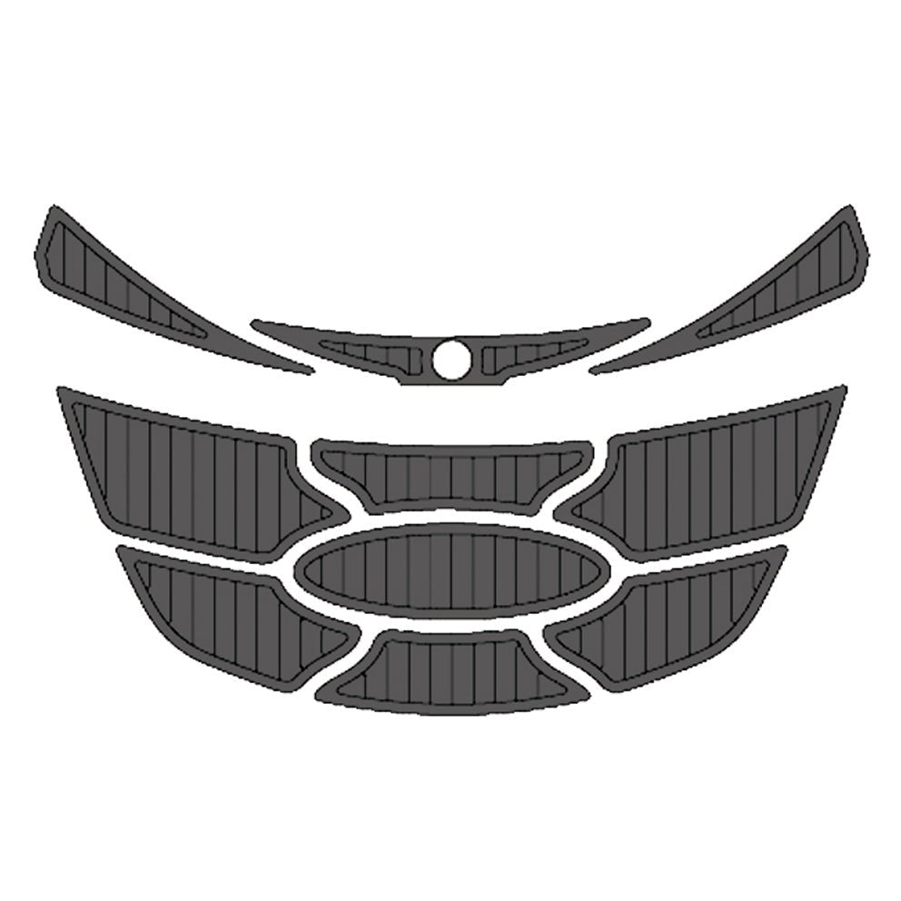 2007 - 2008 Nautique 210 EVA Foam Faux Teak Boat Deck Mat Flooring Marin Decking - HJDECK