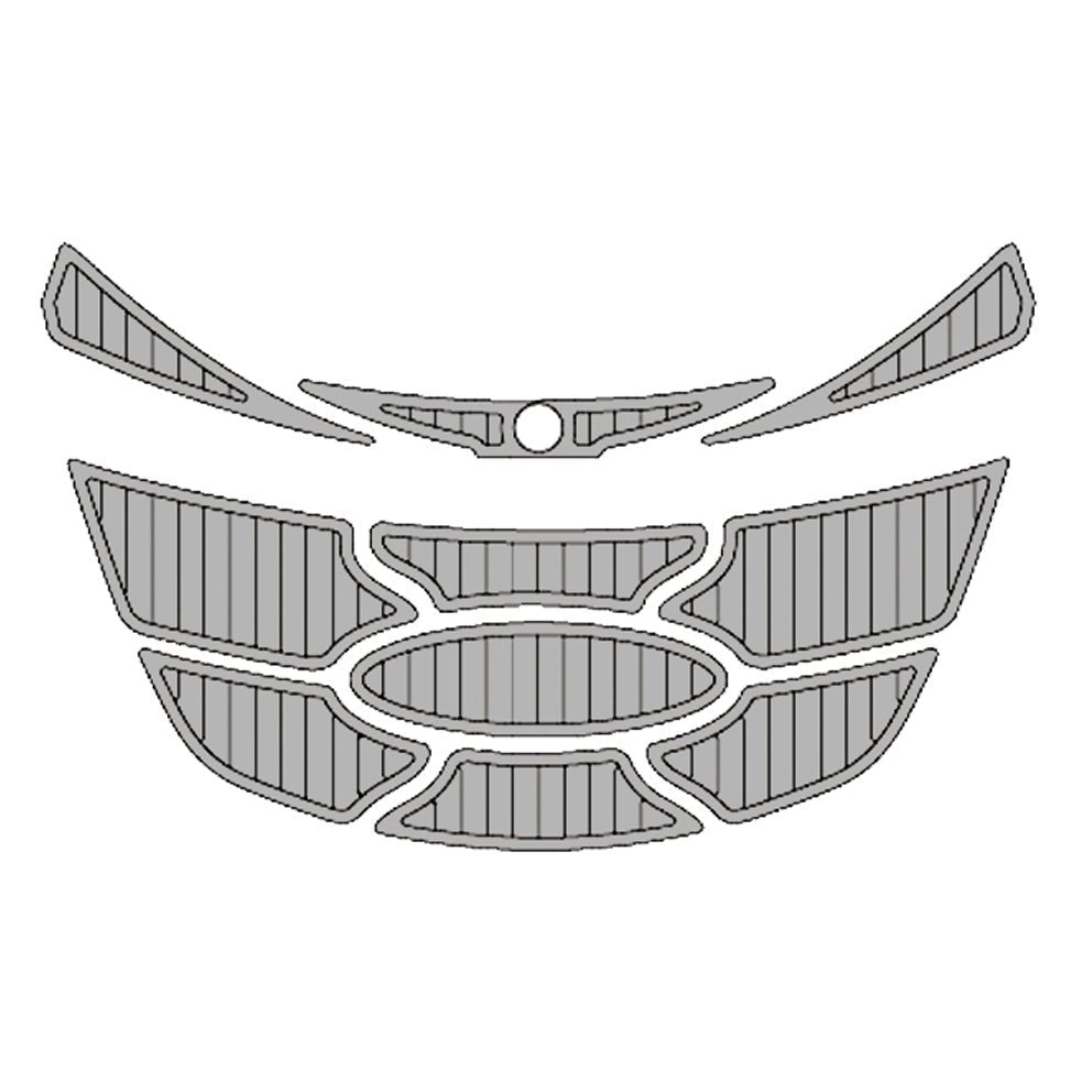 2007 - 2008 Nautique 210 EVA Foam Faux Teak Boat Deck Mat Flooring Marin Decking - HJDECK