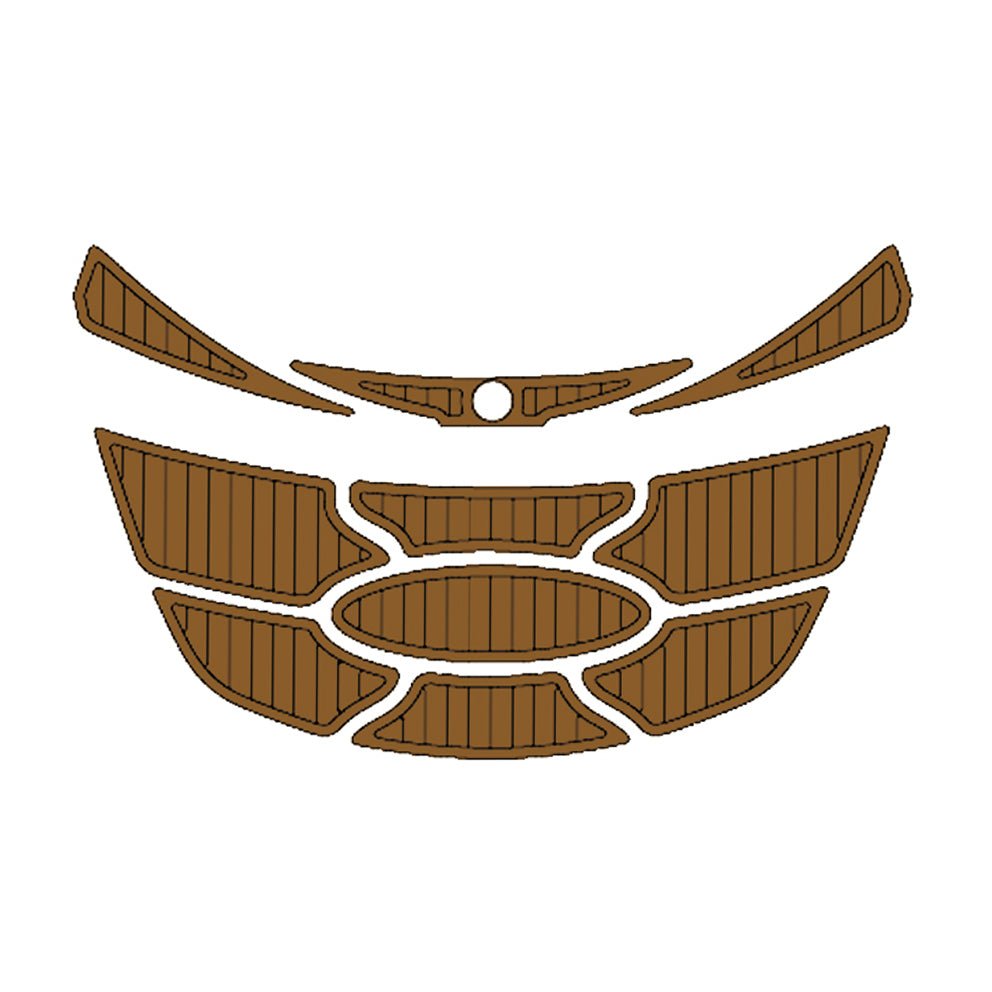 2007 - 2008 Nautique 210 EVA Foam Faux Teak Boat Deck Mat Flooring Marin Decking - HJDECK