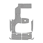 2007 - 2009 Sea Ray 310 EVA Foam Boat Flooring Kits Waterproof & Non - Slip Marine Deck Mats - HJDECK