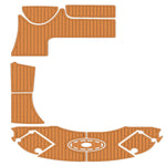 2007 Chaparral 276 SSX Pre Cut Boat Flooring Swim Platform Pad - HJDECK