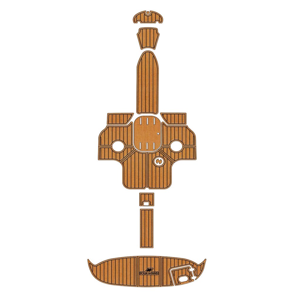 2007 Four Winns 220 Custom Pre - Cut Boat Flooring Kit - HJDECK