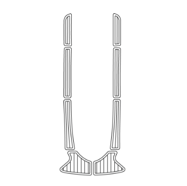2007 Kawasaki STX Jet Ski Traction Mat Kit - HJDECK