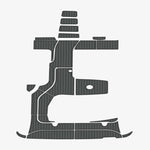 2008 - 2009 Sea Ray Sundancer 330 EVA Foam Boat Flooring Kit - HJDECK