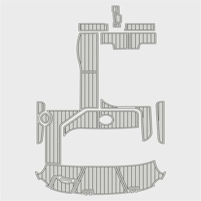 2008 - 2011 Rinker 280 Express Cruiser Foam Boat Deck Mat Kits - HJDECK