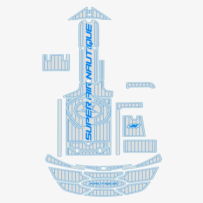 2008 - 2013 Nautique 210 Super Air EVA Foam Boat Decking Mat Kits - HJDECK