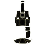 2008 Four Winns h210 EVA Foam Faux Teak Boat Deck Mat Flooring Marine Decking - HJDECK