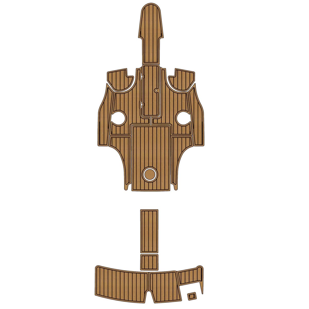 2008 Glastron GXL 235 Faux Teak Boat Flooring Mats EVA Foam Marine Decking - HJDECK