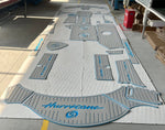 2008 Hurricane Sundeck 2200 Swim Platform Cockpit Mat EVA Foam Teak Flooring - HJDECK