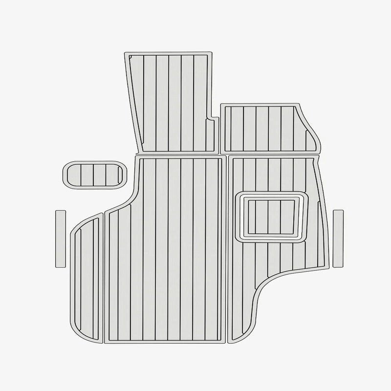 2008 Malibu 20 VTX EVA Foam Precut Boat Flooring Kit - HJDECK