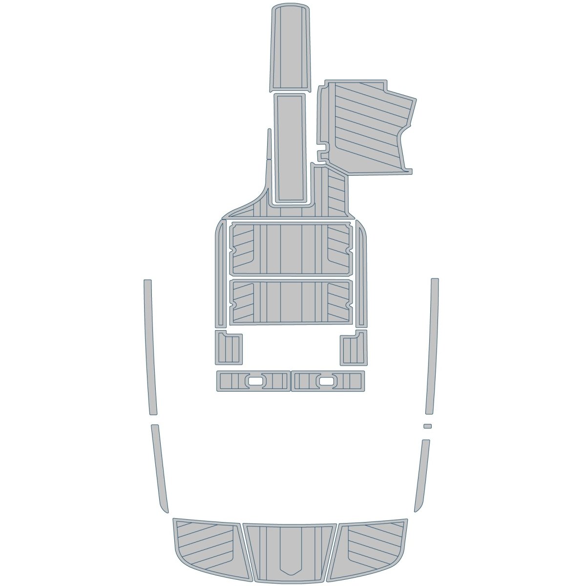 2008 MOOMBA MOBIUS LSV EVA Foam Boat Deck Mat Flooring Marine Boat Decking - HJDECK