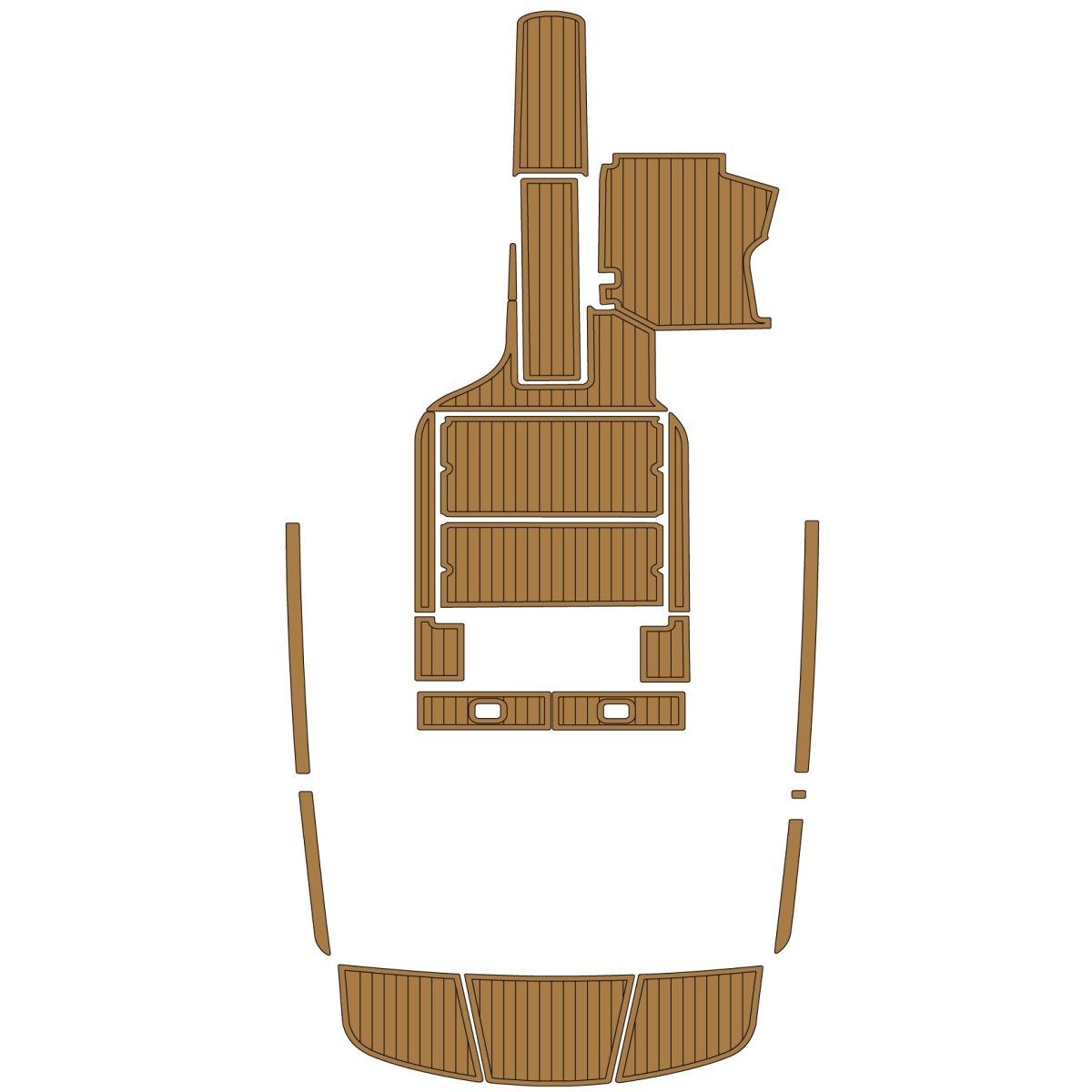 2008 MOOMBA MOBIUS LSV EVA Foam Boat Deck Mat Flooring Marine Boat Decking - HJDECK