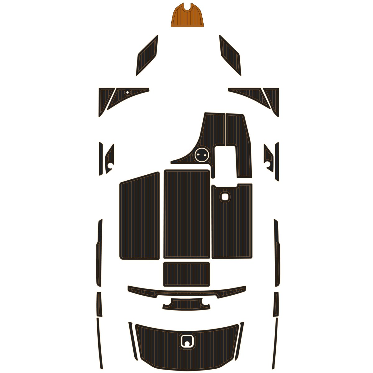2009 - 2014 Axis A22 EVA Foam Boat Flooring Cockpit & Swim Platform Mat - HJDECK