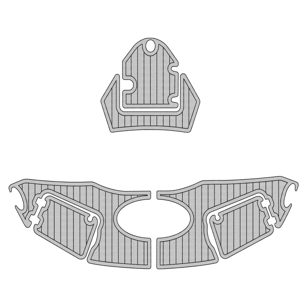 2009 Chaparral 256 SSX Boat Flooring EVA Foam Decking Kits - HJDECK