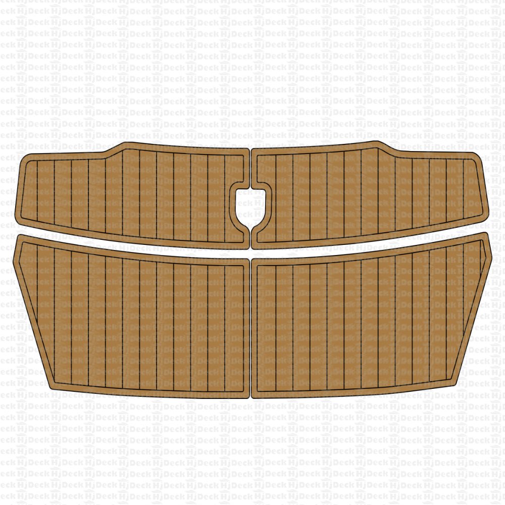 2009 Cobalt 296 Siwm Platform EVA Foam Custom Boat Flooring Deck Mat - HJDECK