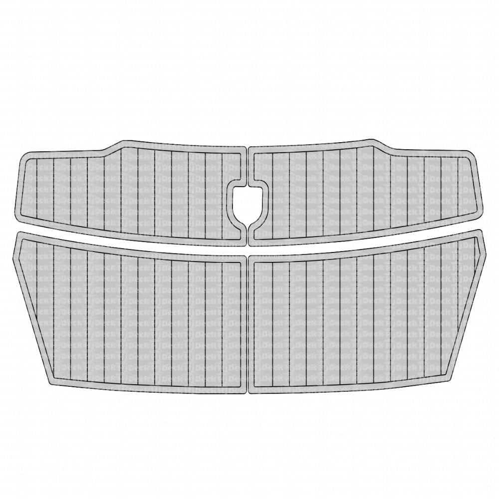 2009 Cobalt 296 Siwm Platform EVA Foam Custom Boat Flooring Deck Mat - HJDECK