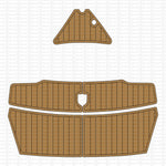 2009 Cobalt 296 Swim Platform & Bow Custom Boat Deck Mat - HJDECK