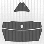 2009 Cobalt 296 Swim Platform & Bow Custom Boat Deck Mat - HJDECK