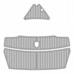 2009 Cobalt 296 Swim Platform & Bow Custom Boat Deck Mat - HJDECK