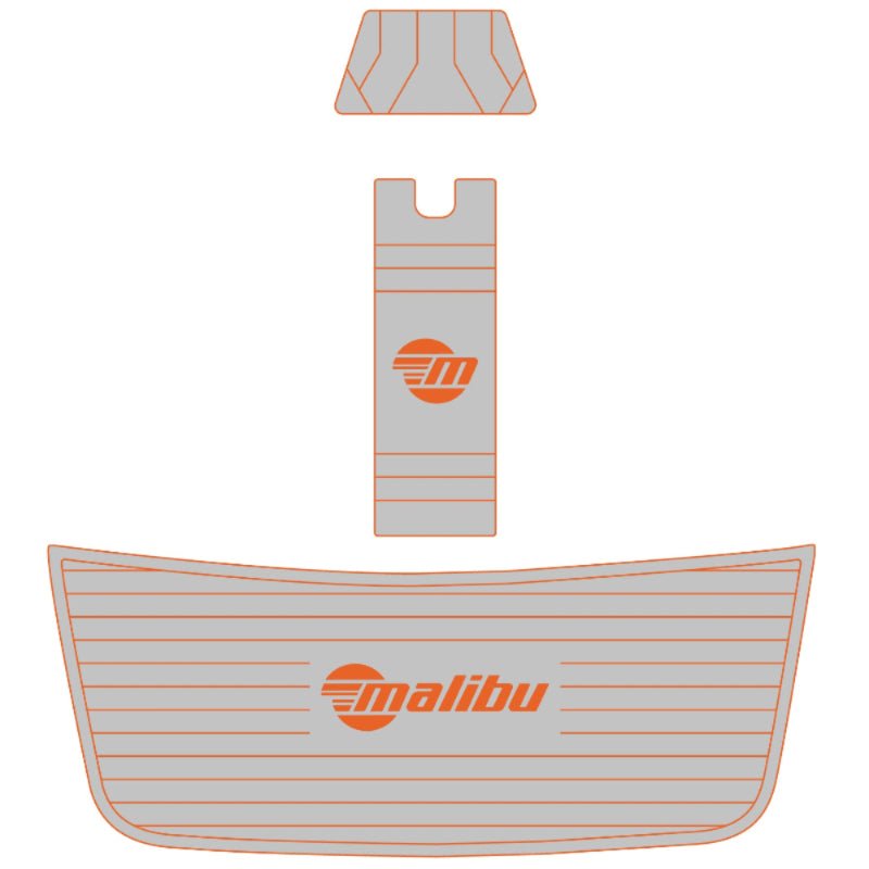 2009 Malibu 23 LSV Boat Swim Platform Deck Pads - HJDECK