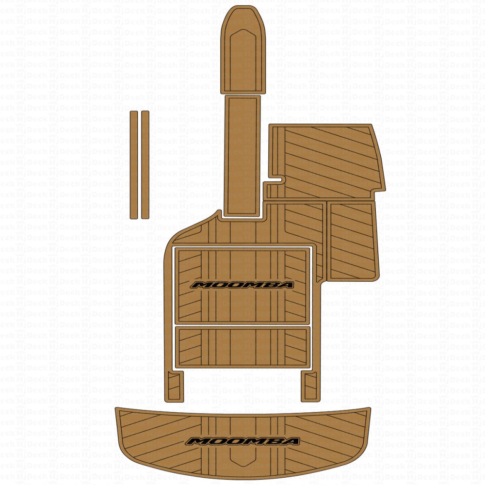 2009 Moomba Outback V EVA Foam Boat Deck Flooring Kits - HJDECK