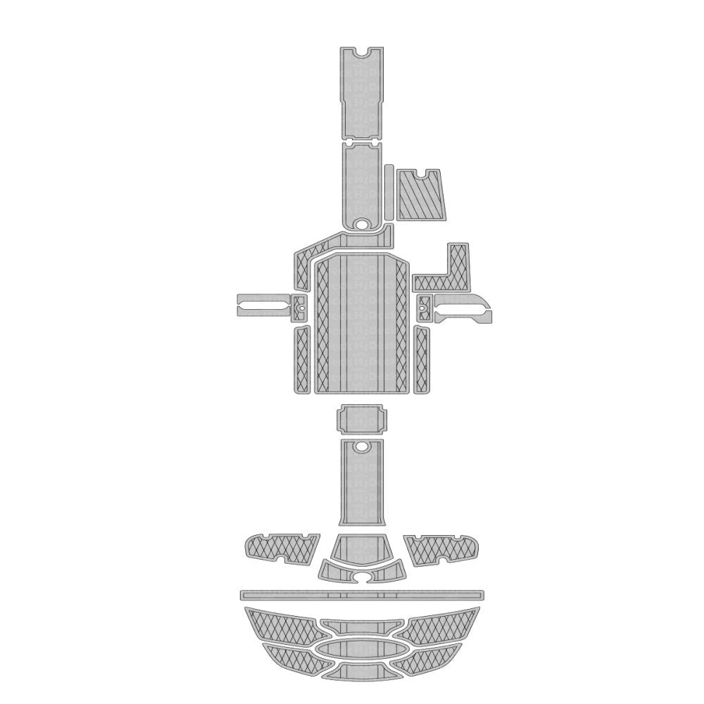 2009 Nautique 230 EVA Foam Boat Decking Marine Flooring - HJDECK