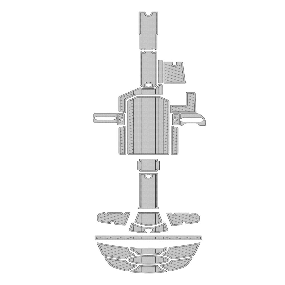 2009 Nautique 230 EVA Foam Boat Decking Marine Flooring - HJDECK