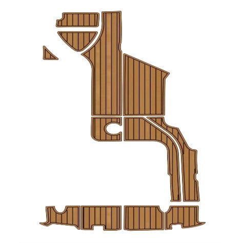 2009 Sea Ray Sundancer 270 EVA Foam Faux Teak Boat Mats Flooring Marine Decking - HJDECK