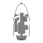 2010 - 2013 MALIBU 23 LSV EVA Foam Faux Teak Boat Flooring Marine Decking - HJDECK