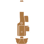 2010 - 2013 MALIBU 23 LSV EVA Foam Faux Teak Boat Flooring Marine Decking - HJDECK