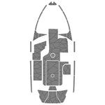 2010 - 2013 MALIBU 23 LSV EVA Foam Faux Teak Boat Flooring Marine Decking - HJDECK