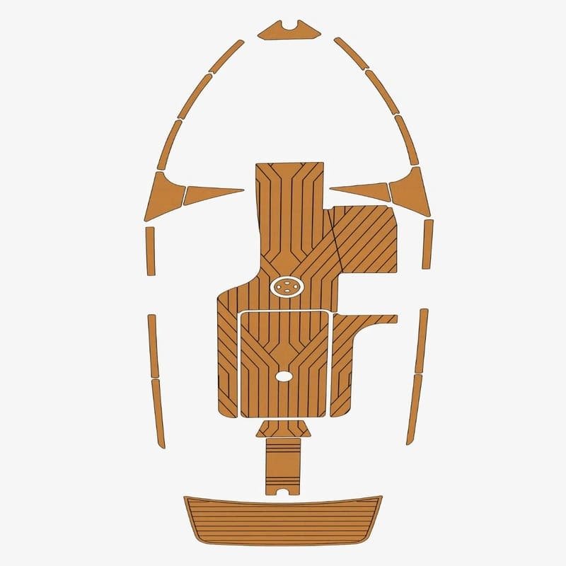 2010 - 2013 MALIBU Wakesetter 23 LSV EVA Foam Boat Flooring Marine Decking - HJDECK