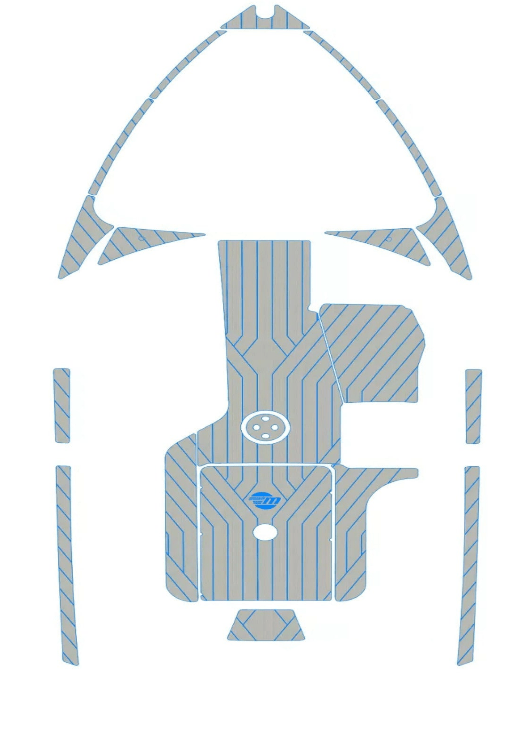 2010 - 2014 MALIBU Wakesetter 21 VLX EVA Foam Boat Deck Swimming Platform Cockpit Mat - HJDECK