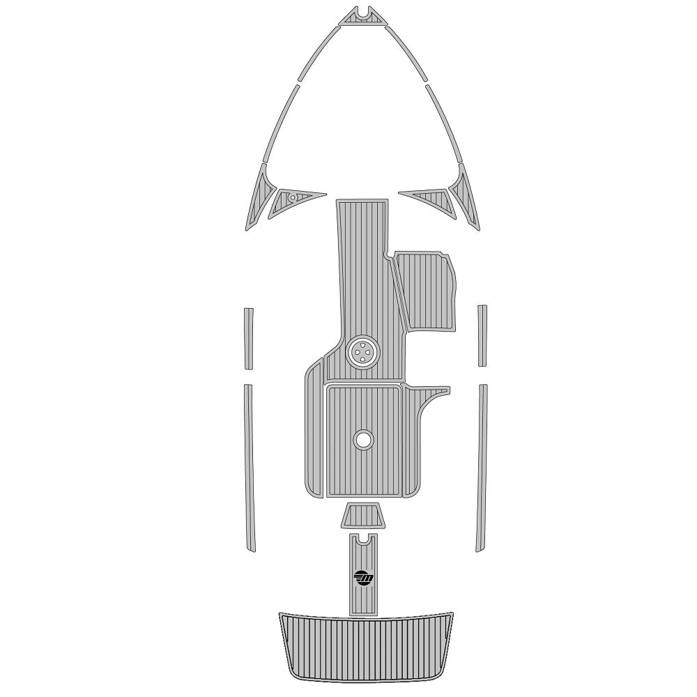 2010 - 2014 MALIBU Wakesetter 21 VLX EVA Foam Boat Deck Swimming Platform Cockpit Mat - HJDECK