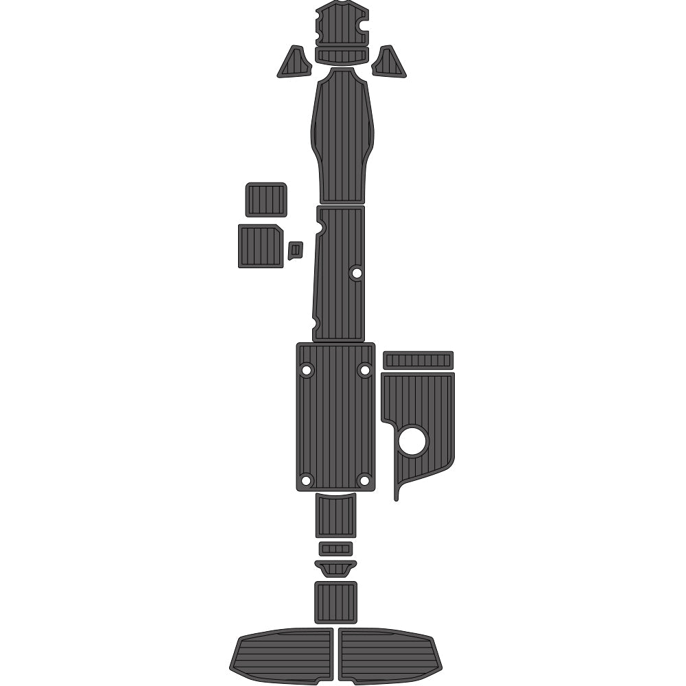 2010 - 2014 YAMAHA 240/242 EVA Foam Boat Flooring Cockpit & Swimming Platform Pads - HJDECK