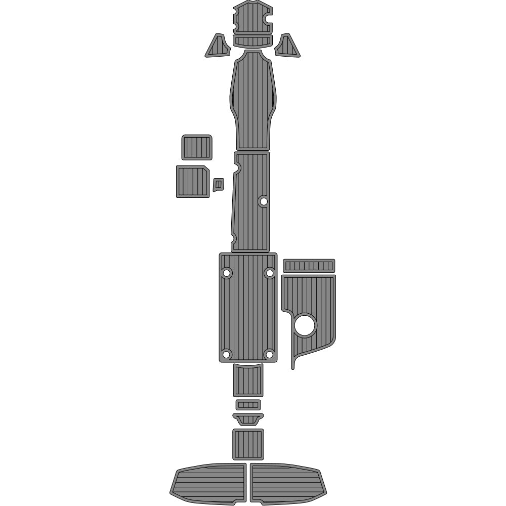 2010 - 2014 YAMAHA 240/242 EVA Foam Boat Flooring Cockpit & Swimming Platform Pads - HJDECK