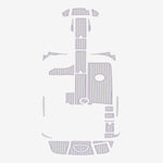 2010 - 2015 Sea Ray 240 Sundeck EVA Foam Faux Teak Boat Flooring Custom Boat Kits - HJDECK