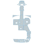 2010 - 2015 Sea Ray 260 Sundeck Pre Cut Boat Flooring EVA Foam Decking Kit - HJDECK