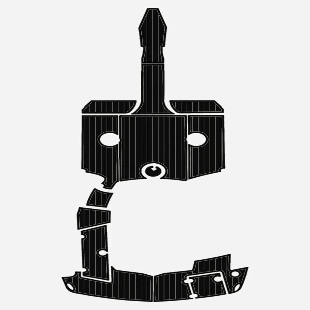 2010 Larson 218 LXI Custom Swim Platform Cockpit Pad Boat Decking - HJDECK