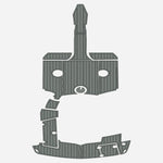 2010 Larson 218 LXI Custom Swim Platform Cockpit Pad Boat Decking - HJDECK