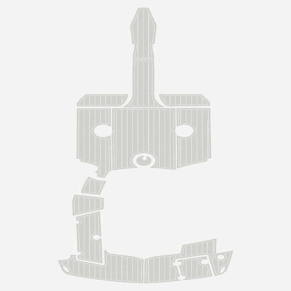 2010 Larson 218 LXI Custom Swim Platform Cockpit Pad Boat Decking - HJDECK