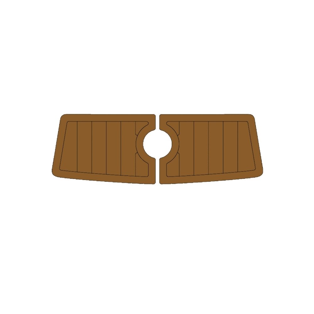 2010 MB Sports F21 Tomcat EVA Foam Faux Teak Boat Flooring Marine Decking - HJDECK