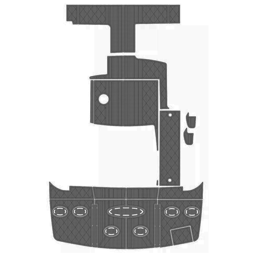 2010 Sea Ray 450 Sundancer EVA Foam Boat Deck Mat Flooring Kits - HJDECK