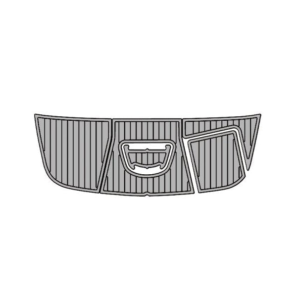 2011 - 2014 Sea Ray 240 Sundeck EVA Foam Faux Teak Boat Flooring Custom Boat Kits - HJDECK