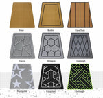 2011 - 2015 MASTERCRAFT X55 EVA Foam Faux Teak Boat Deck Mat Flooring Marine Boat Decking Carpet Leaf Yacht Vehicle Pad - HJDECK