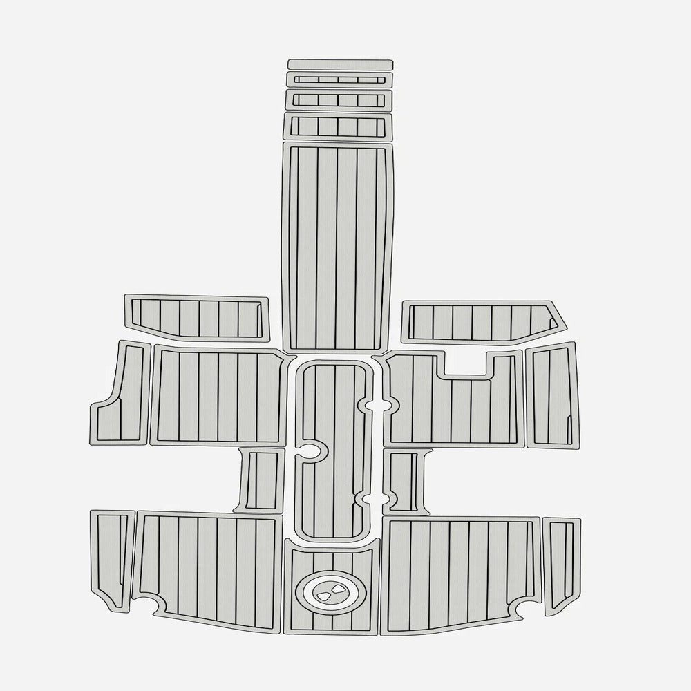 2011 Checkmate 2000 BRX EVA Teak Deck floor Cockpit Pad - HJDECK