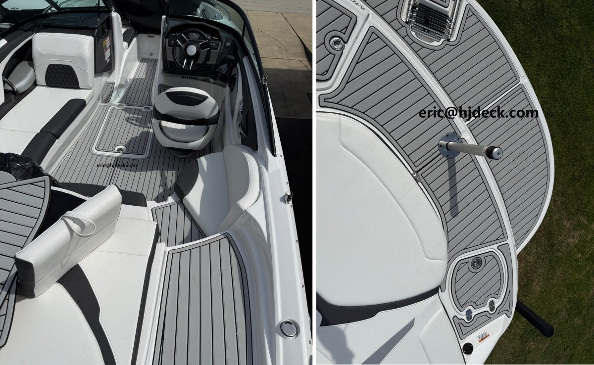 2011 Monterey 204 FS Faux Teak EVA Foam Boat Deck Flooring Marine Decking - HJDECK