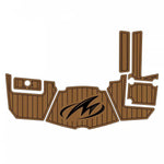 2011 Monterey M3 Boat Teak Flooring Swim Platform Pads - HJDECK