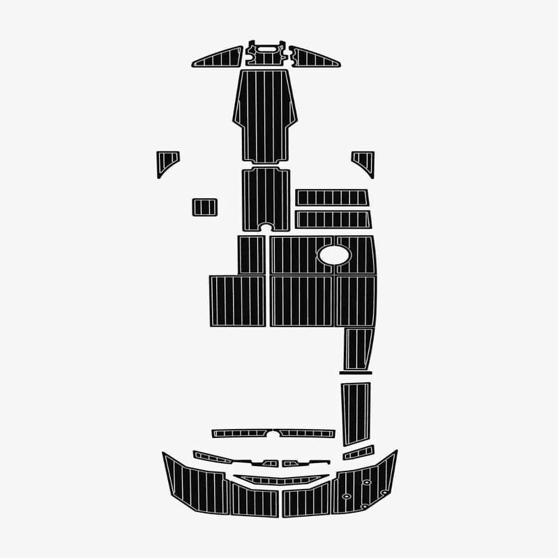 2012 - 2015 Regal 24 FastDeck EVA Foam Boat Precut Flooring Kit - HJDECK