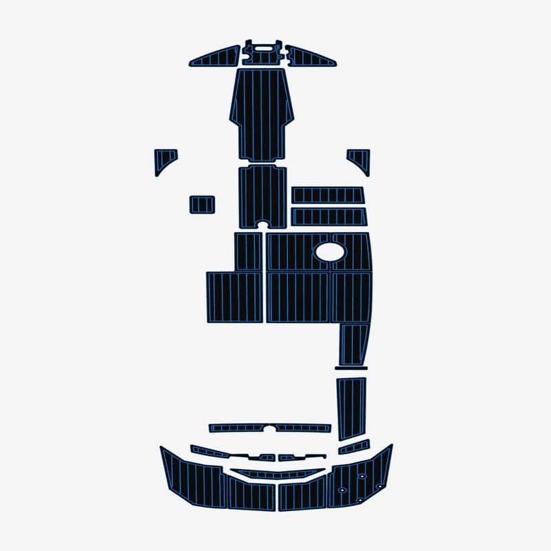 2012 - 2015 Regal 24 FastDeck EVA Foam Boat Precut Flooring Kit - HJDECK